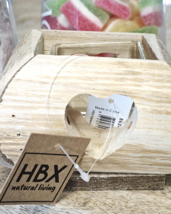 HOUTEN THEELICHT HART  S