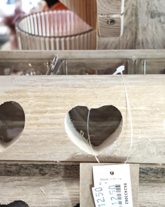 HOUTEN THEELICHT HART L