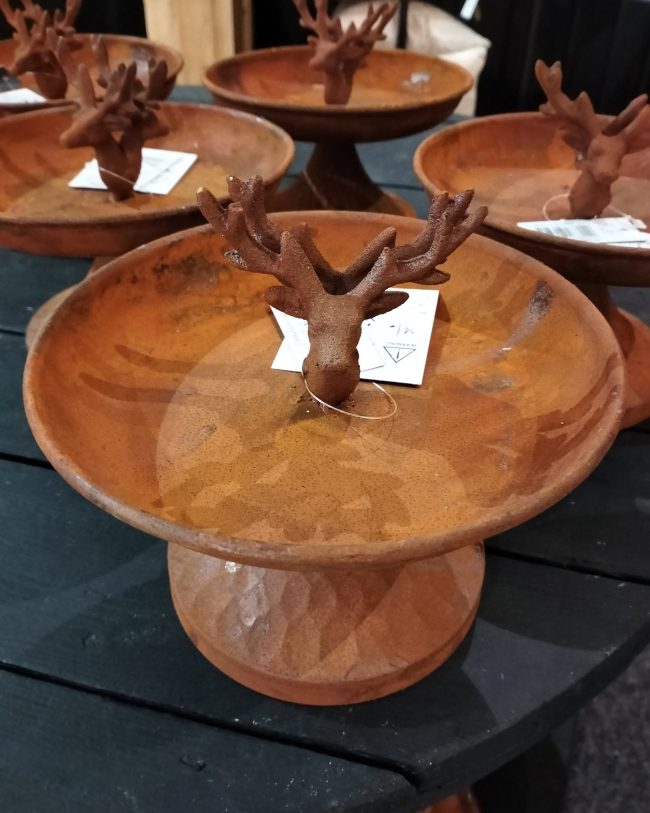 countryfield vogelvoeder metaal roestbruin L18 x B18 x H15 CM