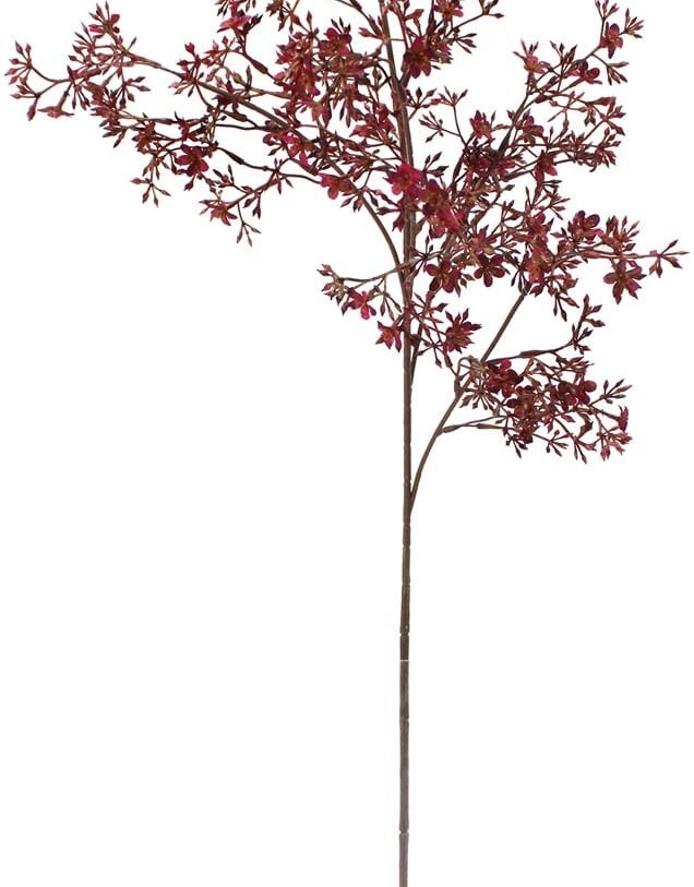 Eucalyptus Knoppentak – 90 cm – Kunstplant – Rood/Bordeaux