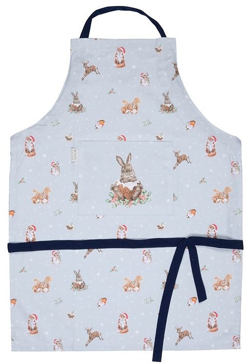 wrendale designs by Hannah Dale - keukenschort - winter woodland