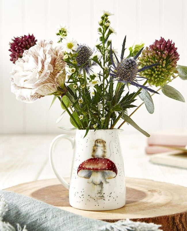 wrendale designs by Hannah Dale – kan muis - porselein - He's a Fun-gi