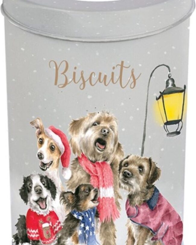 wrendale designs by Hannah Dale - Koekjestrommel - Voorraadblik - metaal - Oh Holy Night