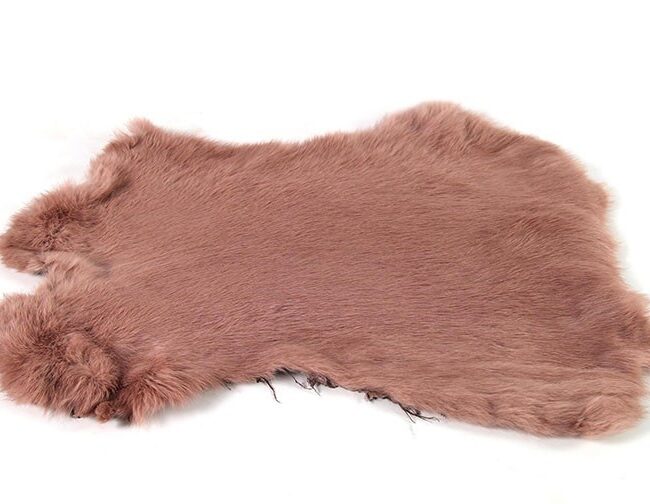 Countryfield - Konijnenvacht –oudroze - L47 × B36 × H0,5 cm
