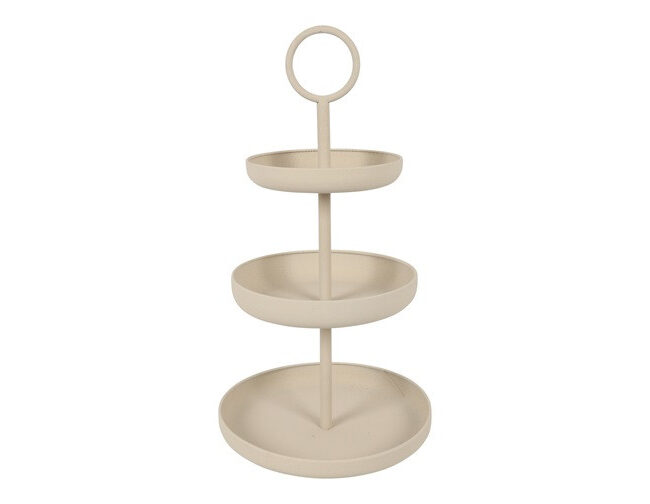 Countryfield - Etagère Fenne – metaal - Crème - klein - H 50 cm