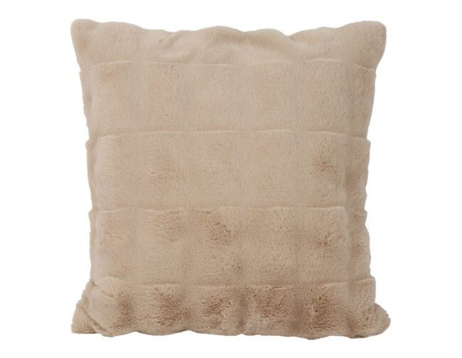 Countryfield - Kussen Imitatiebont Cosy Eloise – beige - 45 x 45 cm