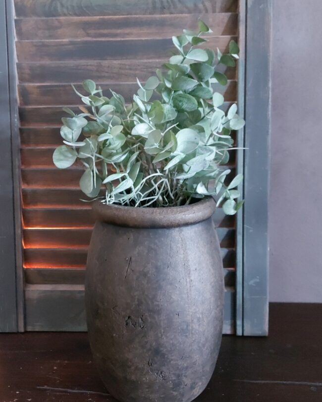Brynxz - kunstplanten - kunststof – eucalyptus bush green - 35 cm