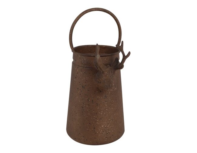 countryfield - Plantenbak Hert Stuart roest - metaal -  L21,5 x B15,5 x H34 cm