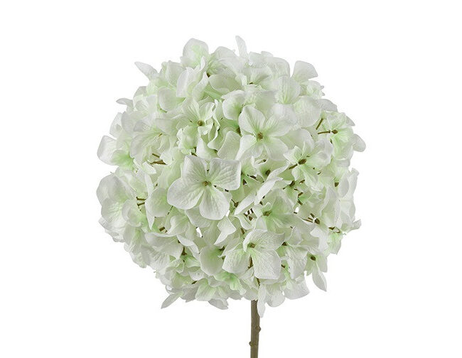 countryfield - Kunstbloem Hydrangea  - wit – kunststof/zijde - L68 x B15 x H15 cm