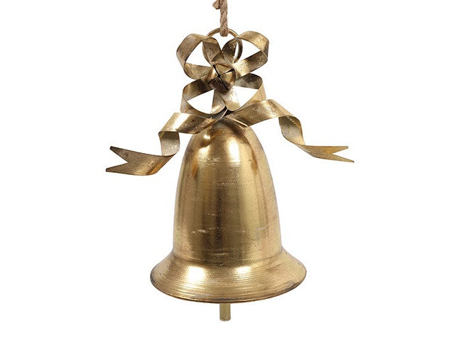 countryfield - Kersthanger Nabia – goud – L22 × B22 × H34,5 cm