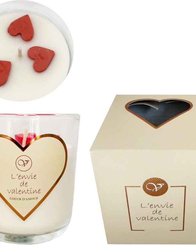 L’envie de Valentine - Geurkaars Valentijn - 180 g - Coeur d’Amour