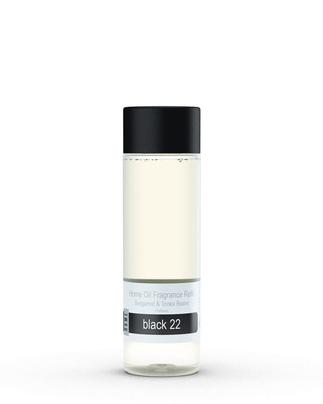 navulling geurstokjes -  Home Fragrance Refill - Black 22 - 200 ml