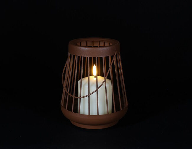 countryfield - Tafellamp LED Tarra - Roest - metaal - L15 × B15 × H18 cm - Verkrijgbaar in 2 formaten