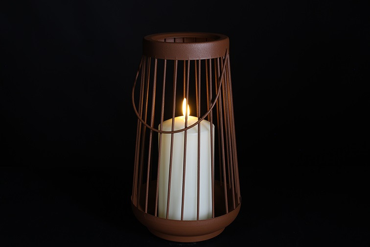 countryfield - Tafellamp LED Tarra - Roest - metaal - L15 × B15 × H26 cm - Verkrijgbaar in 2 formaten