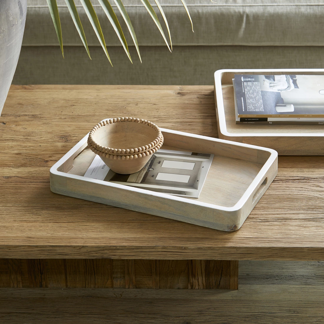 keuken - rivièra maison - Dienblad Macumba - mangohout - 46x30 cm - Afbeelding 3