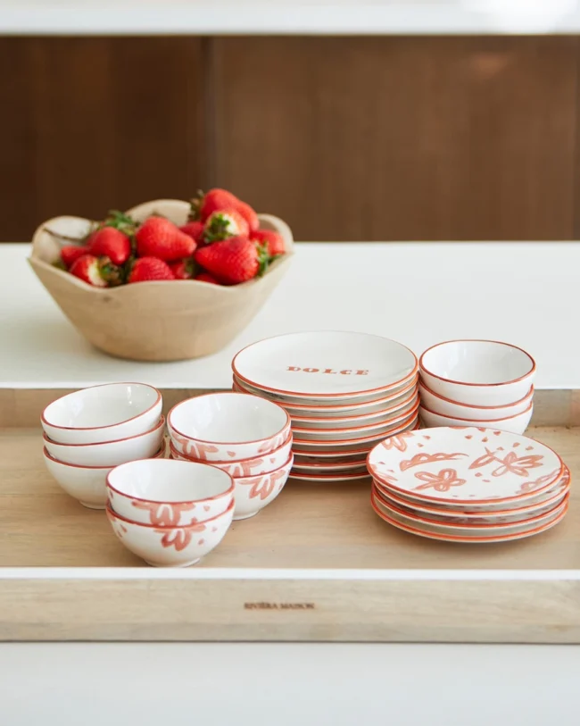 keuken - rivièra maison - Dienblad Macumba - mangohout - 46x30 cm