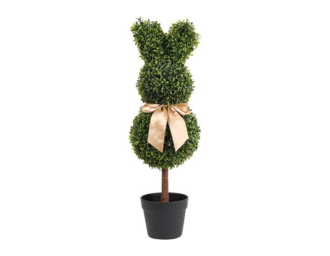 Kunstplant - countryfield - Buxus Konijn Klein - Groen - kunststof - L75 × B28 × H28 cm