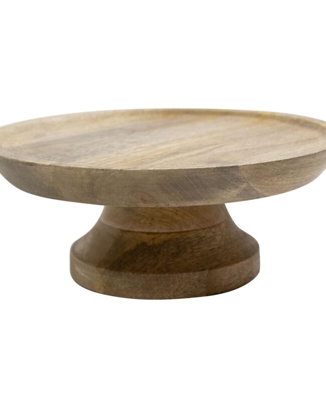 taart standaard - Mars & More - Mangohout - Ø 25 cm