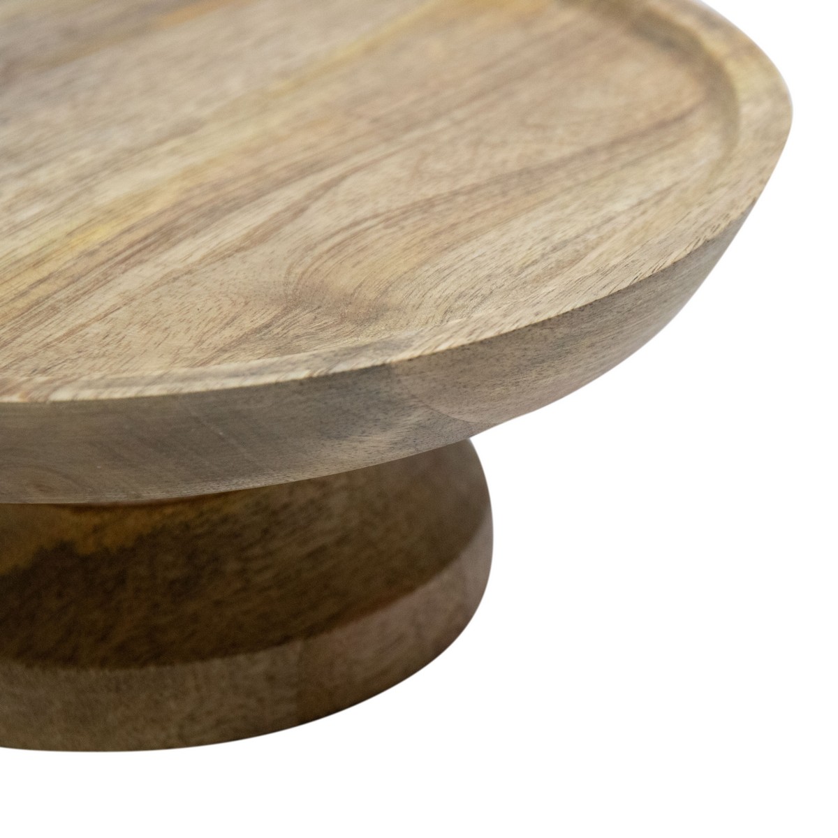 taart standaard - Mars & More - Mangohout - Ø 25 cm - Afbeelding 2