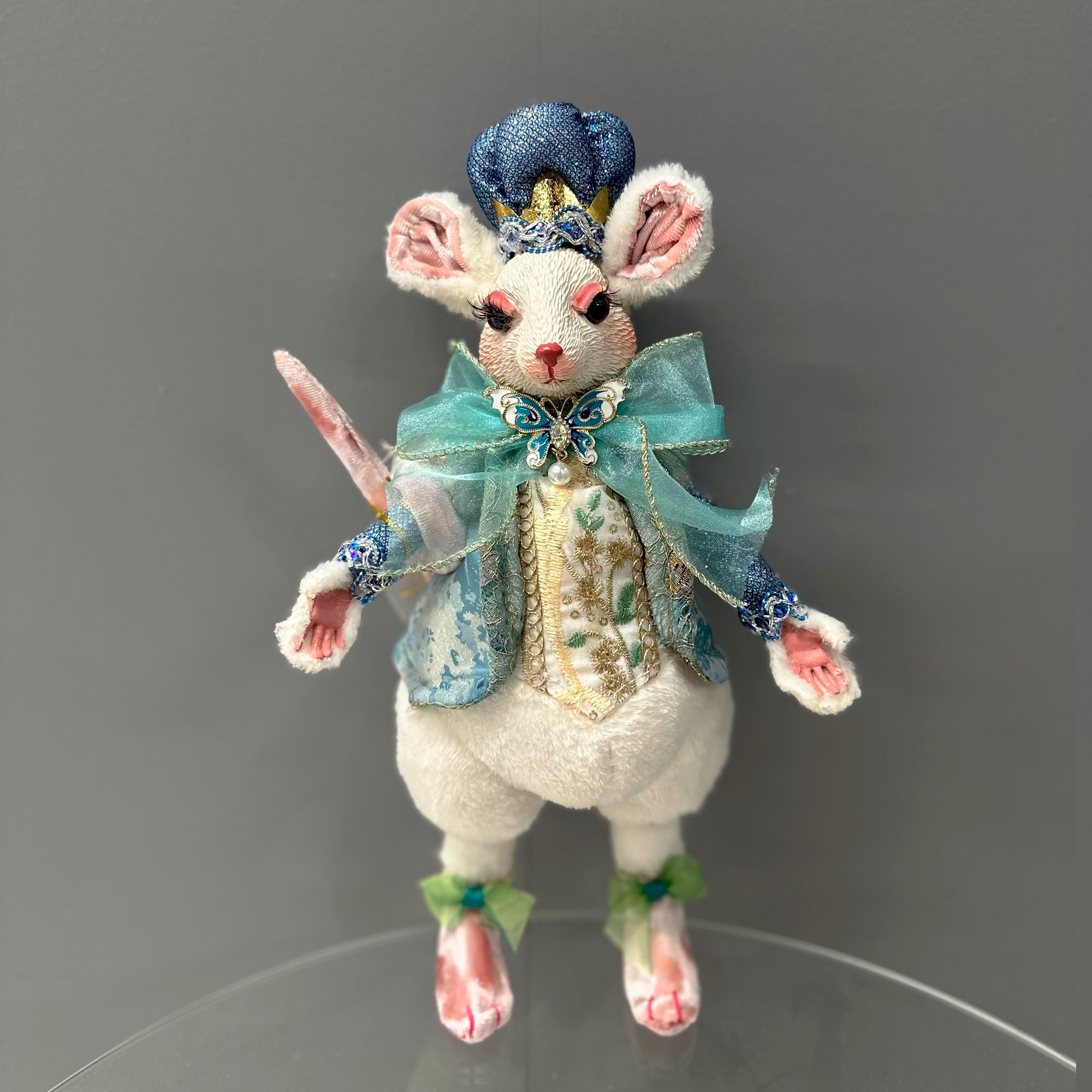 Exclusieve decoratie - Mark Roberts (Goodwill) - Muizen van het Koninklijk Paleis - assortiment van 3/prijs per stuk/beperkte oplage - H 30.5 cm - Afbeelding 3