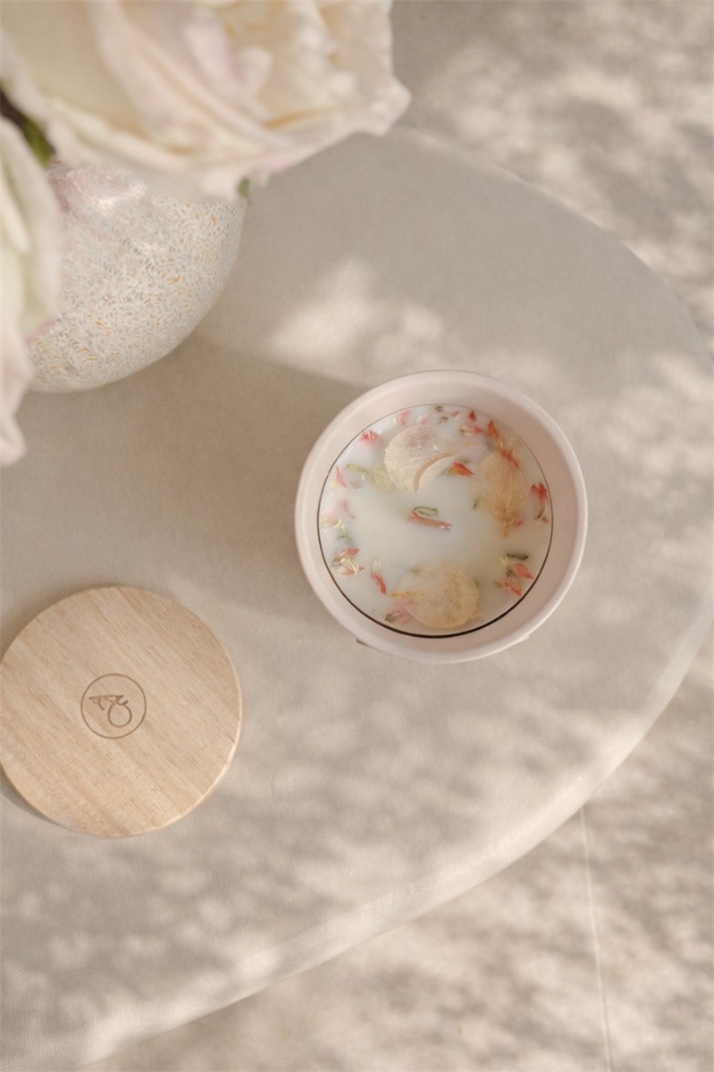 Geurkaars Coco Cilou - L'envie de Valentine - ”Liefste Mama” - 200 g - Afbeelding 3