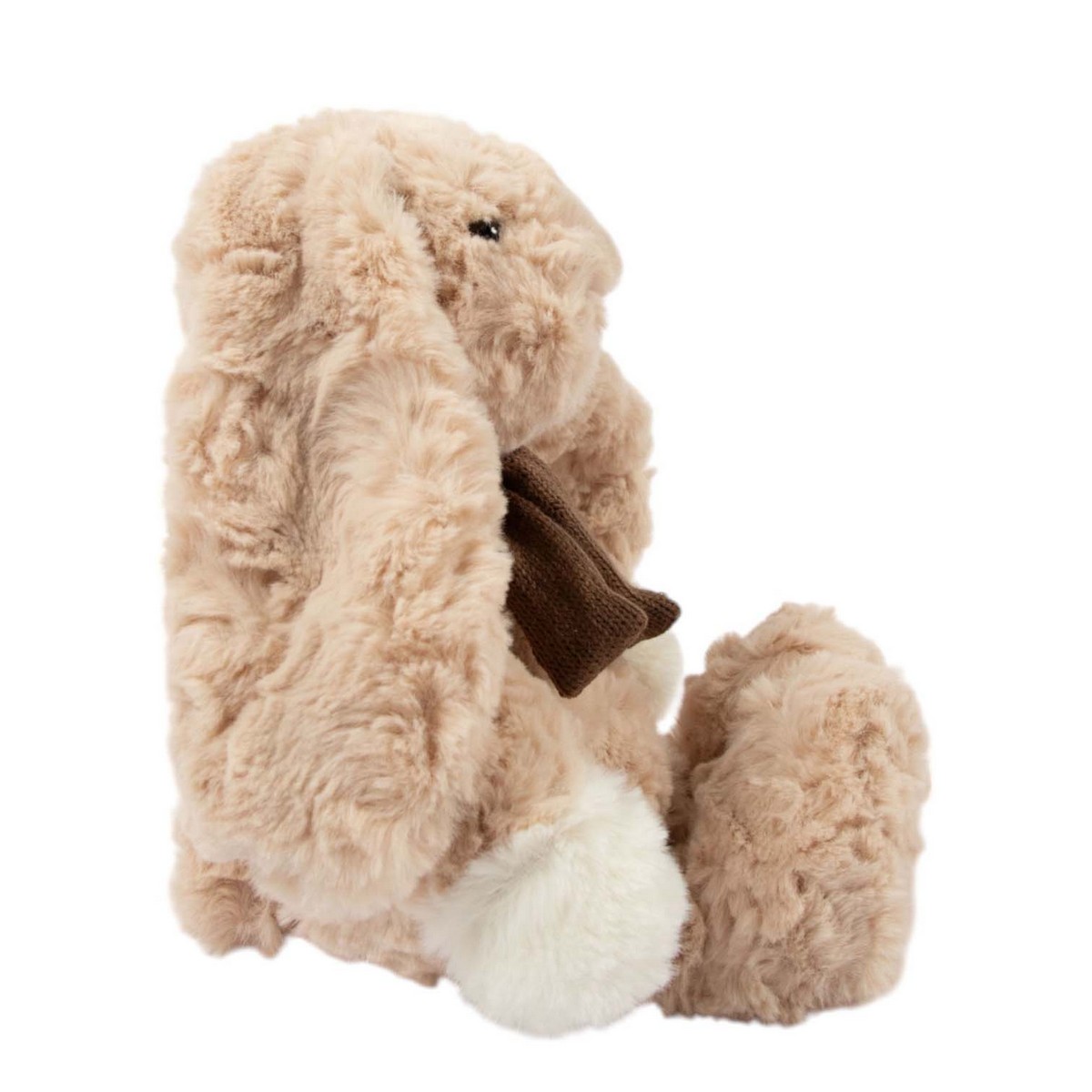 Knuffel - Mars & More - Konijn Jojo met Sjaal - beige - groot - 30 cm - Afbeelding 2