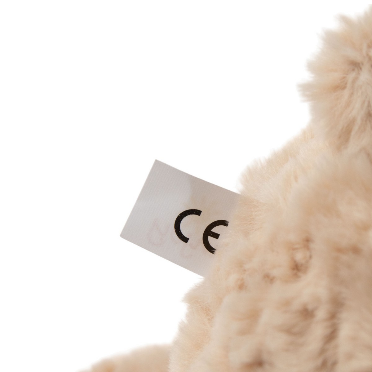 Knuffel - Mars & More - Konijn Jojo met Sjaal - beige - groot - 30 cm - Afbeelding 4