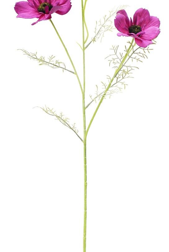Kunstbloem Coreopsis 3 bloemen - mondeco - purper - Kunststof/kunstzijde - H 76 cm