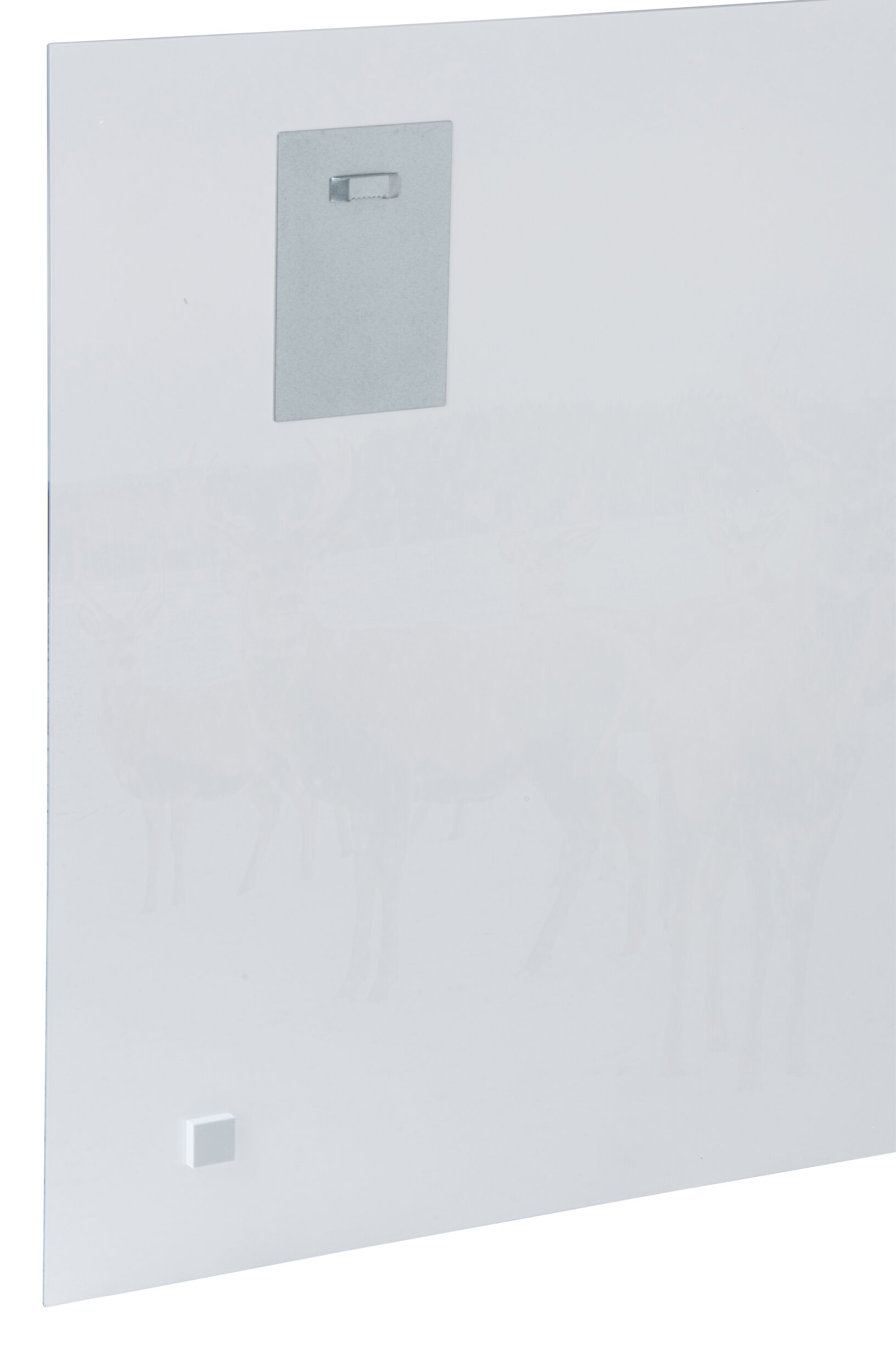 Wanddecoratie – j-line - Roedel Herten in de Winter – Glas - Multi - 120 × 0,4 × 80 cm - enkel afhalen/geen verzending - Afbeelding 2