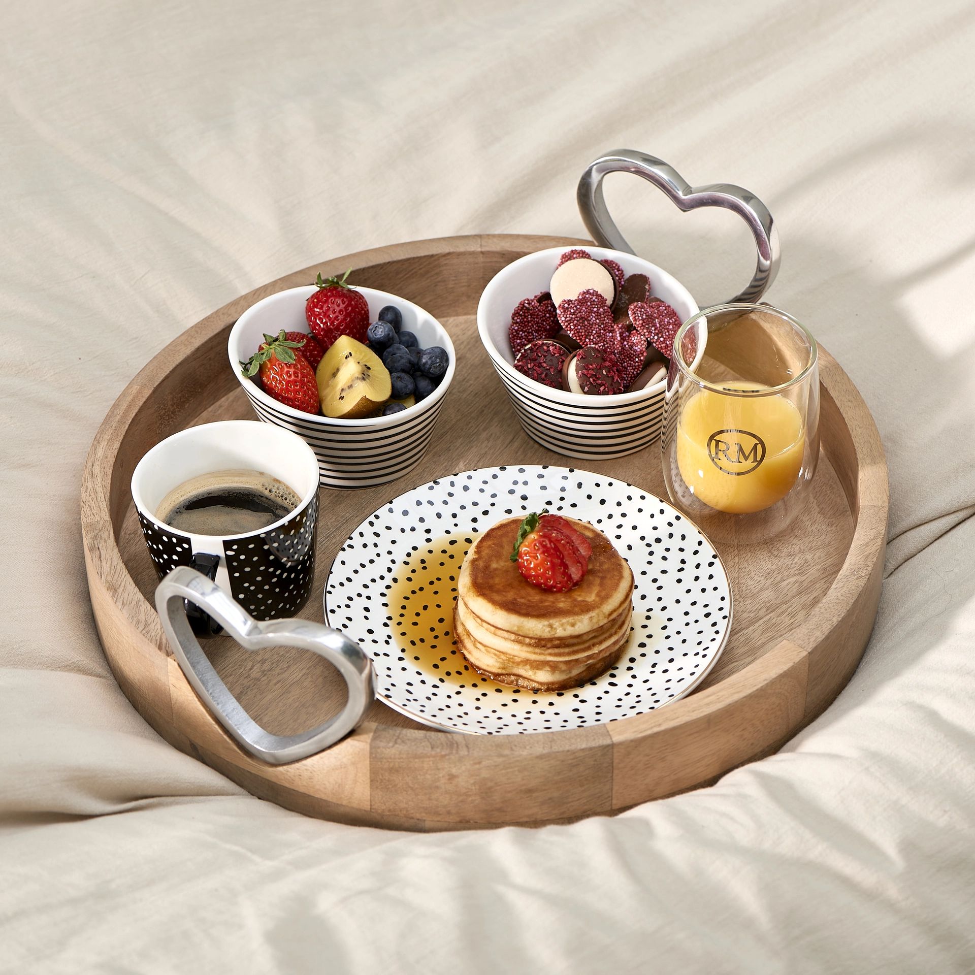 keuken - Rivièra Maison - Love RM Dubbelwandig Glas – Koffie- & Theebeker - Ø 9 x 13,5 cm - Afbeelding 3
