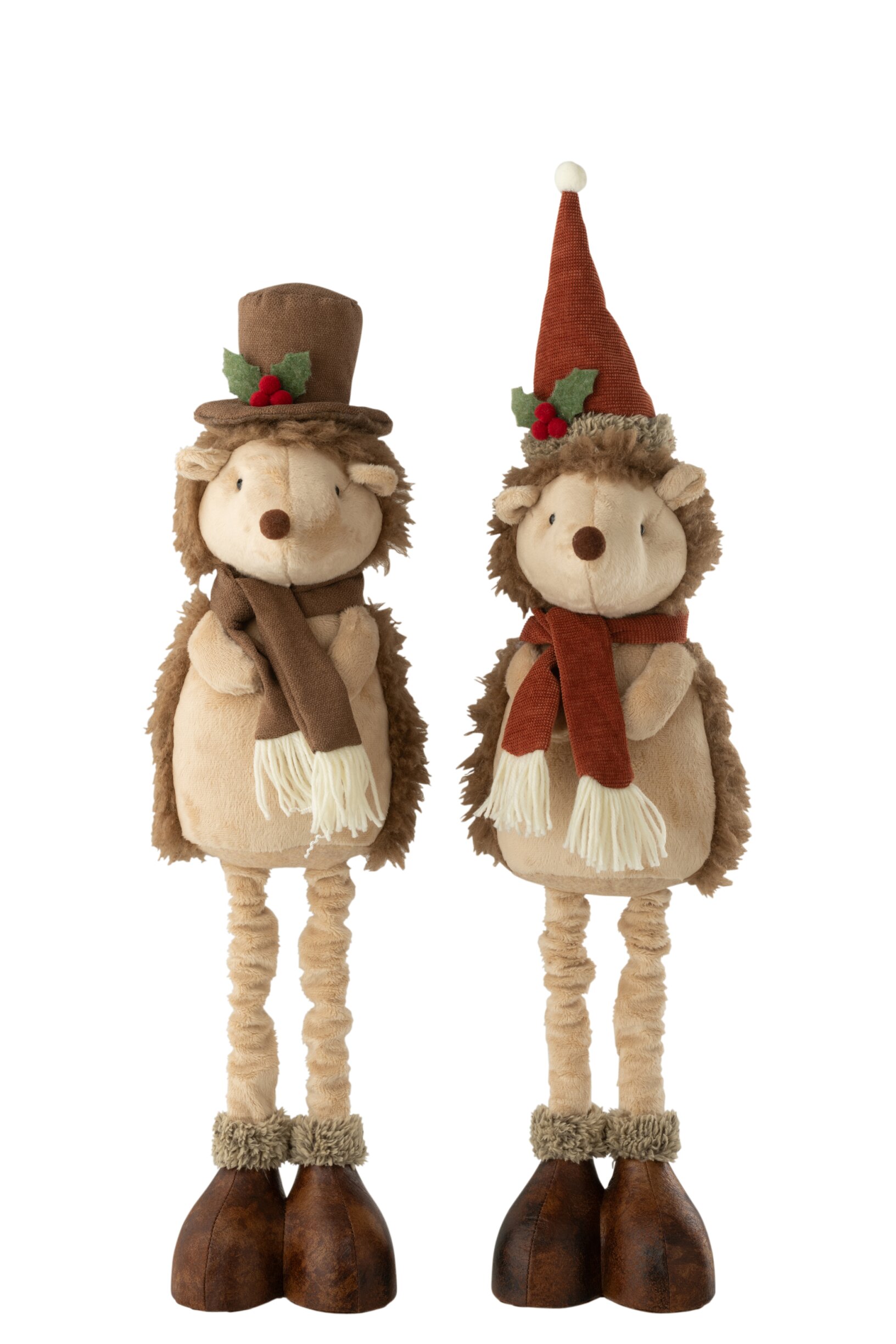 figuur - j-line - Egel met Telescopische Benen – Polyester - Meerkleurig - 16 × 17 × 84 cm - Afbeelding 2