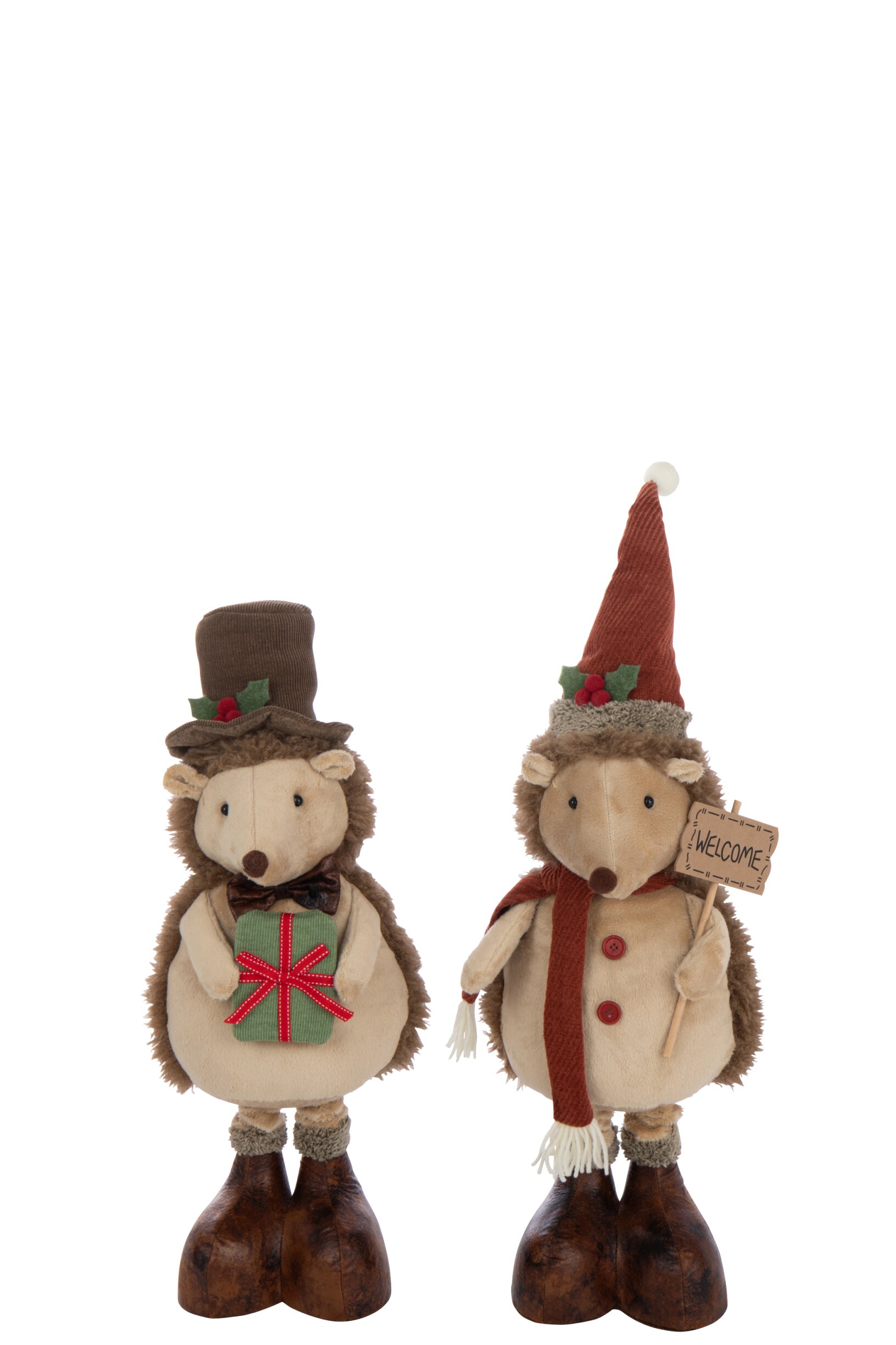 figuur - j-line - Egel met Telescopische Benen – Polyester - Meerkleurig - 23 × 21 × 109 cm - Afbeelding 3
