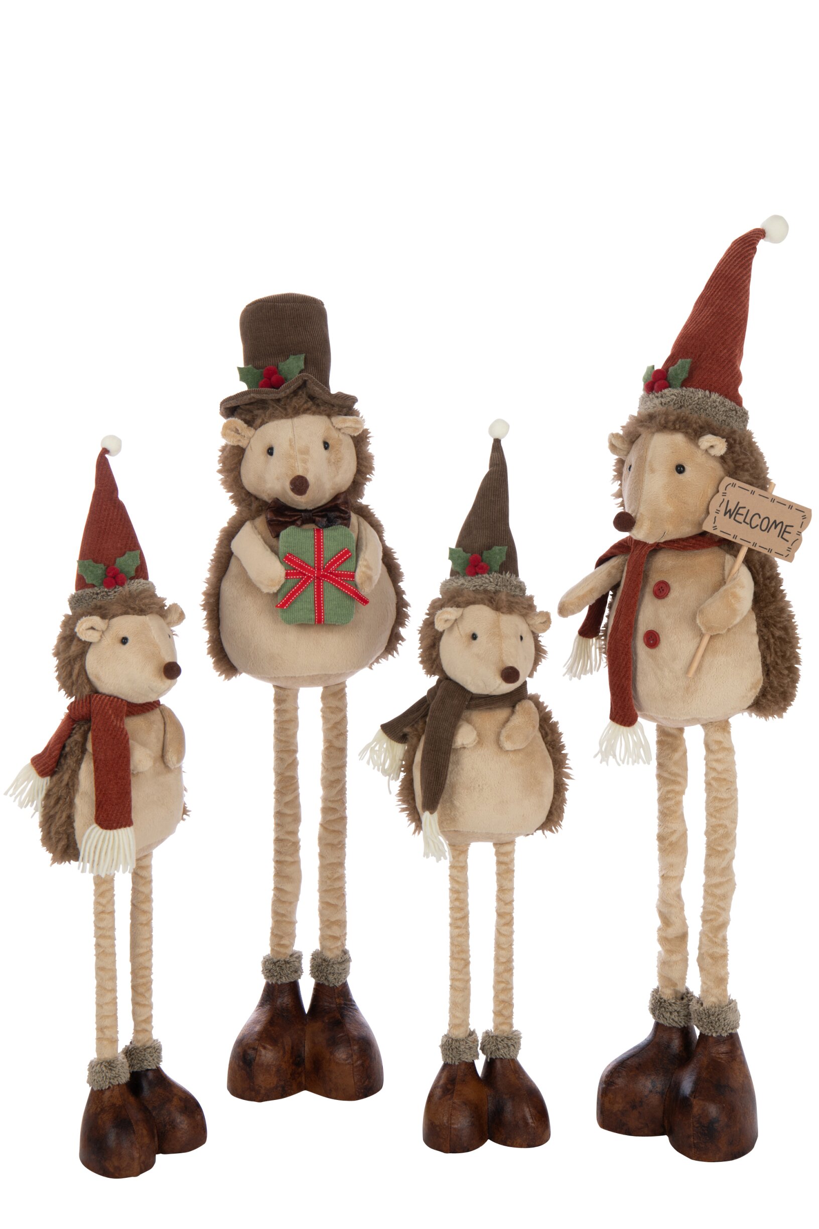 figuur - j-line - Egel met Telescopische Benen – Polyester - Meerkleurig - 23 × 21 × 109 cm - Afbeelding 5
