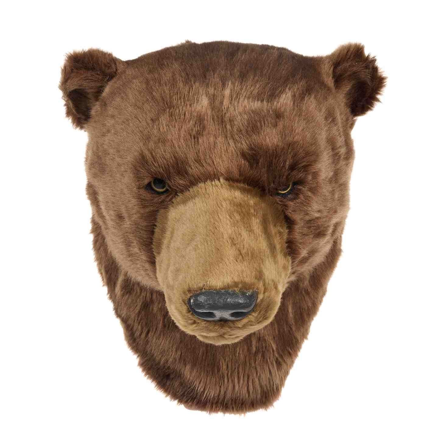 Wanddecoratie Berenkop – Goodwill – Bruin – 35 cm