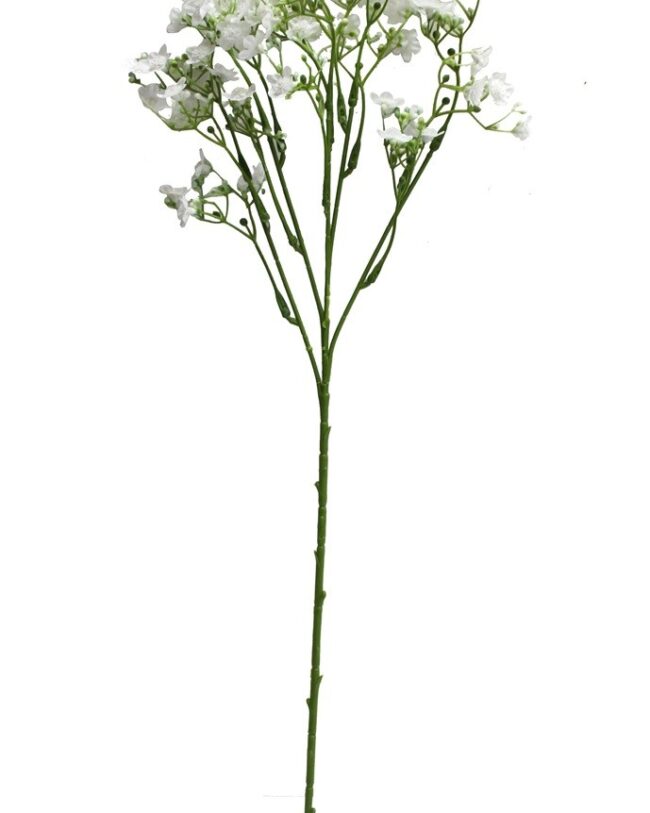 kunstbloem - Gypsophilia – Kunststof – Wit – H 48 cm