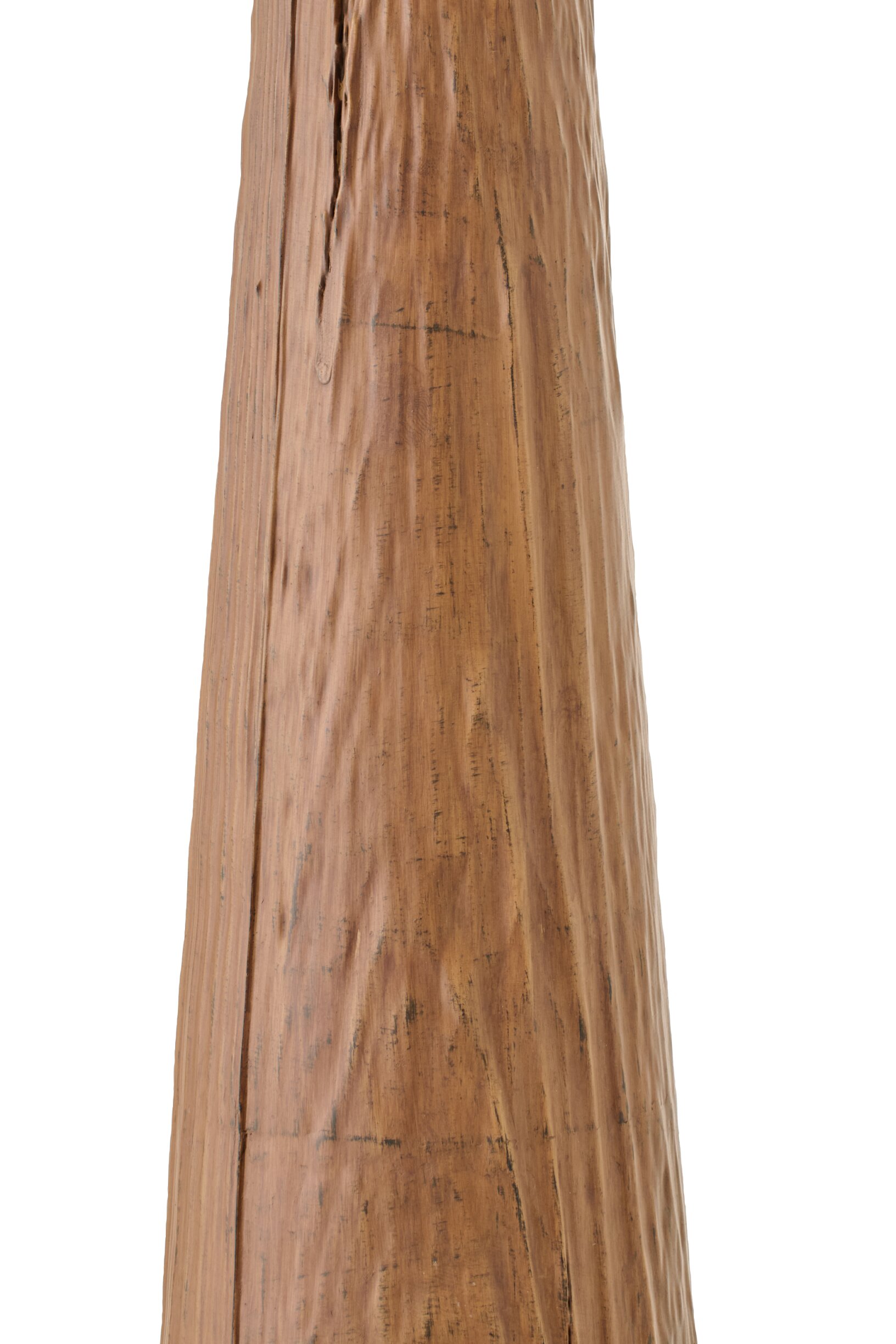 lampen - staanlamp Melina – J-Line - Keramiek – Donkerbruin met Beige Lampenkap – 35 × 35 × 43 cm - enkel afhalen/geen verzending - Afbeelding 5